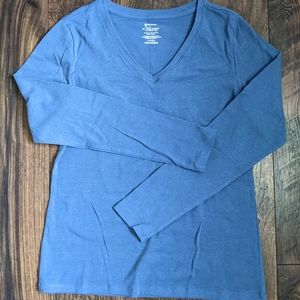 Brand New Long Sleeve V-Neck Tee